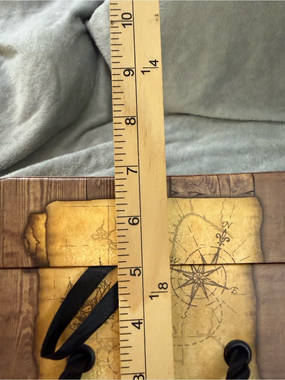 Pirate Themed Treasure Chest “Keep Out” W/ Latch - Picture 13 of 13